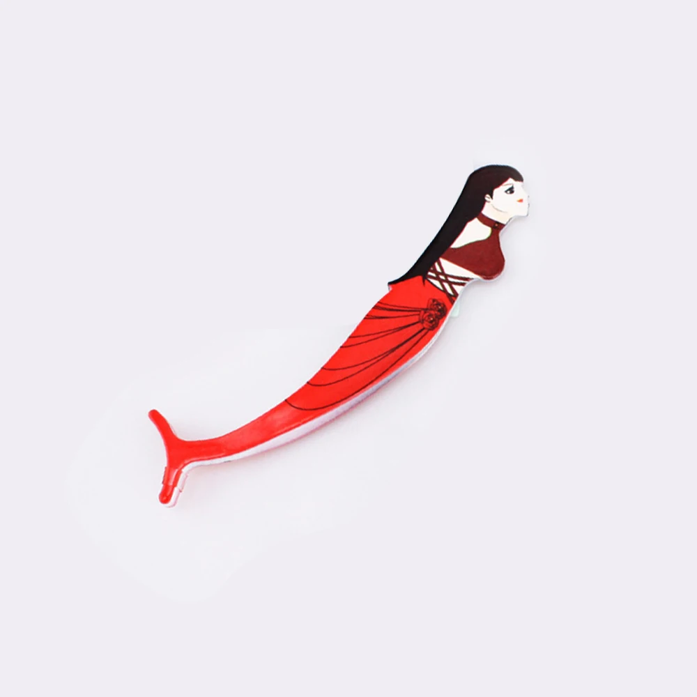 Red Mermaid 1 шт. Русалка Магнитный ложный Пинцет для ресниц Поддельные ресницы Аппликатор макияж щипцы инструменты ресницы щипцы для завивки и наращивания ресниц Щипцы - Цвет: Red Mermaid