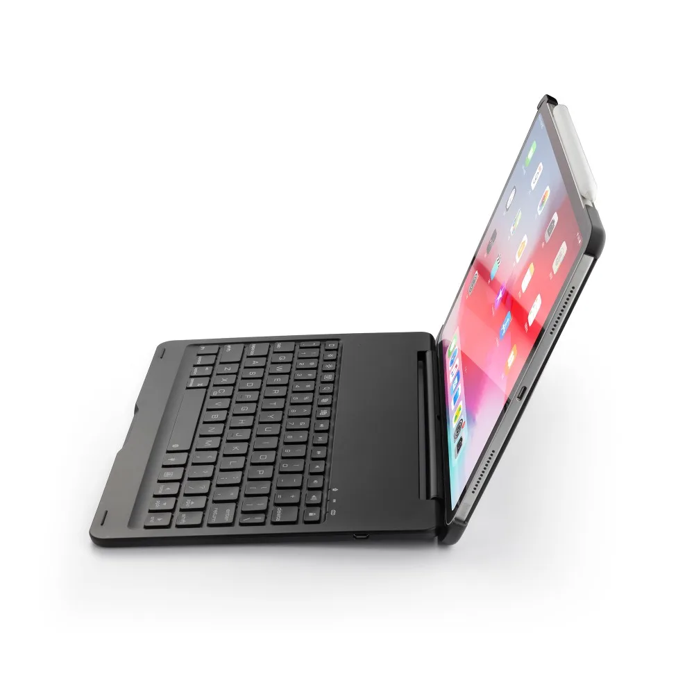 Чехол с разноцветной подсветкой и беспроводной Bluetooth клавиатурой для iPad Pro 11
