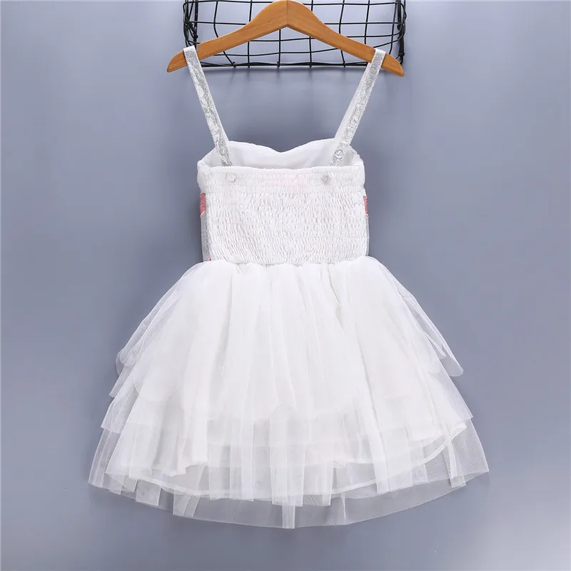 Girls Dress with wings Princess Swan Flamingo Cosplay Costume With Wings Cotton 4 Layers Kids Birthday Party Halloween Fan | Тематическая