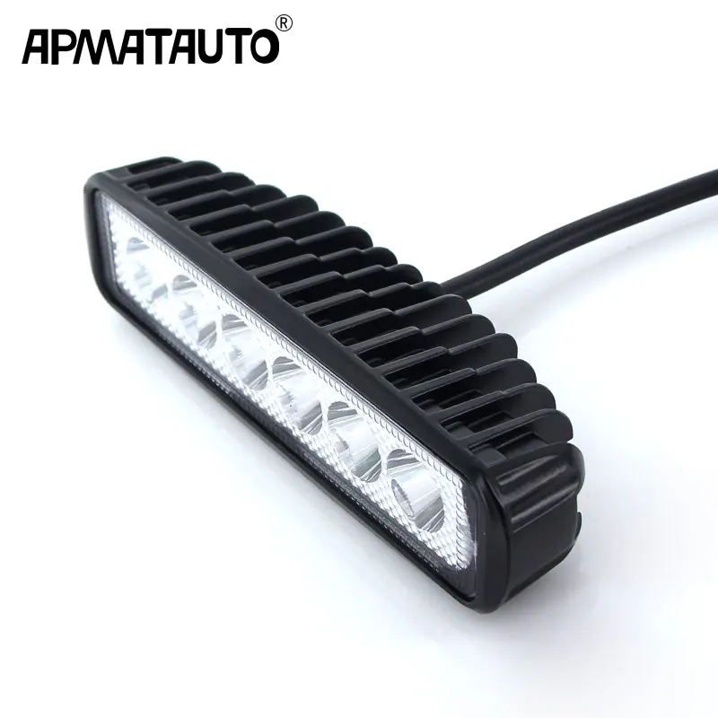 

1x 18W LED Work Light Bar External Driving Light Spot Fog offroad Automobiles LED Work Lamp led 12v For Jeep BMW SUV Car-Styling