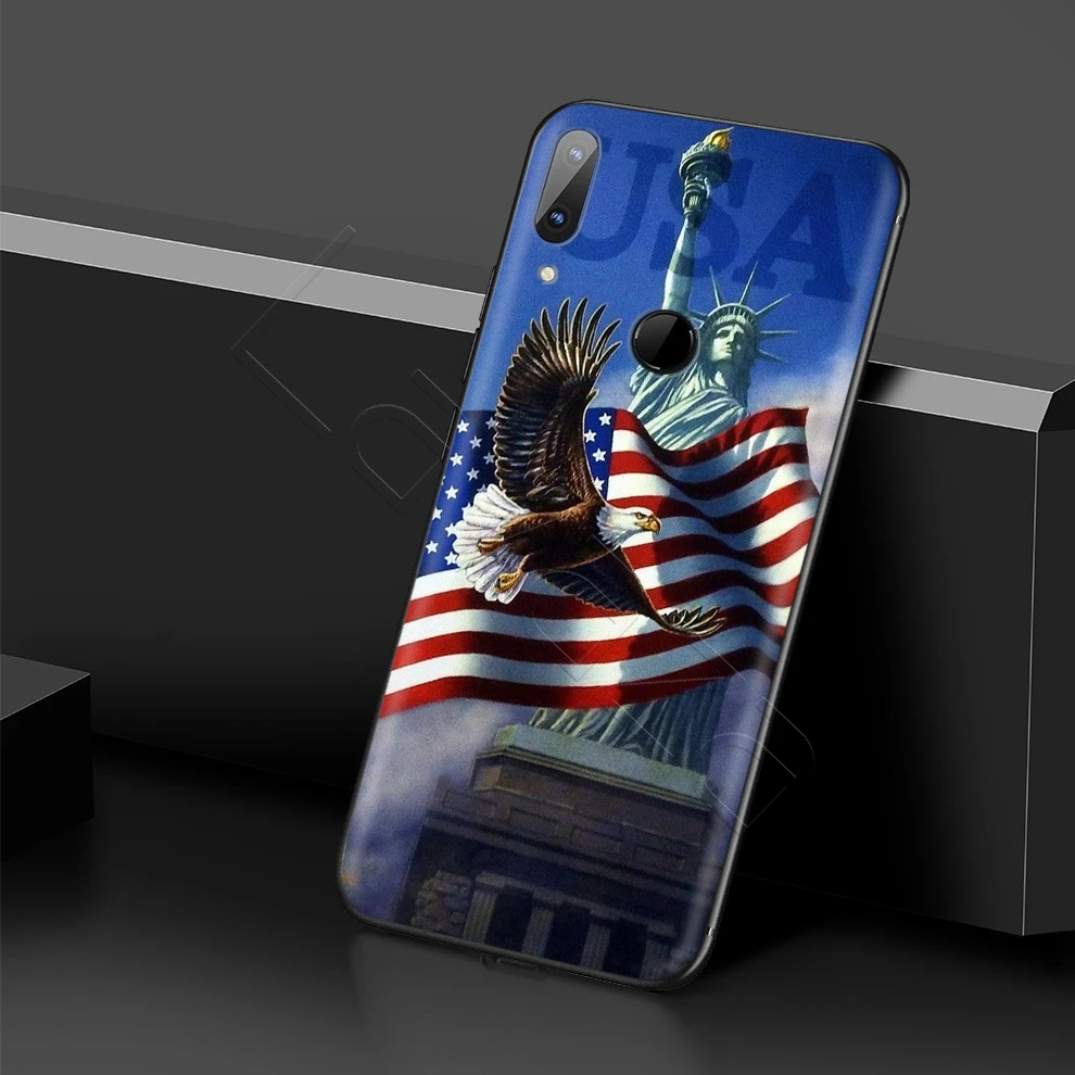 Чехол Lavaza с американским Орлом и флагом США для Xiaomi Mi 9 Pro 8 6 A1 A2 Pocophone F1 Lite Max 3 10 Redmi K30