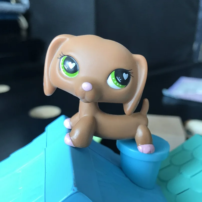 Игрушка редкая Pet Shop собаки породы такса 12 стилей Выбор щенка коллекция игрушка