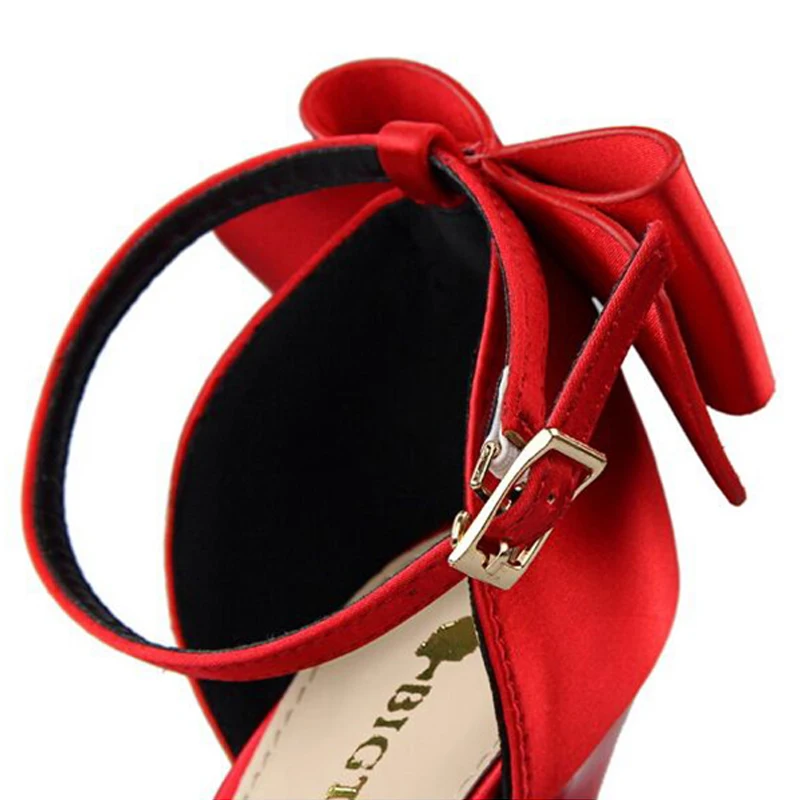 Туфли Bigtree женские на высоком каблуке пикантные свадебные туфли босоножки с