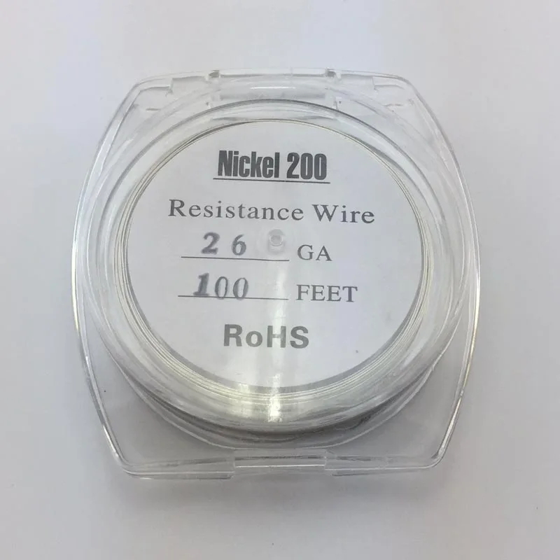 2pcs Nickel 200 Temperature Control Heating Wire 30m/roll Electronic Cigarette for RDA Vape Atomizer Prebuilt Coil Total 200Feet |