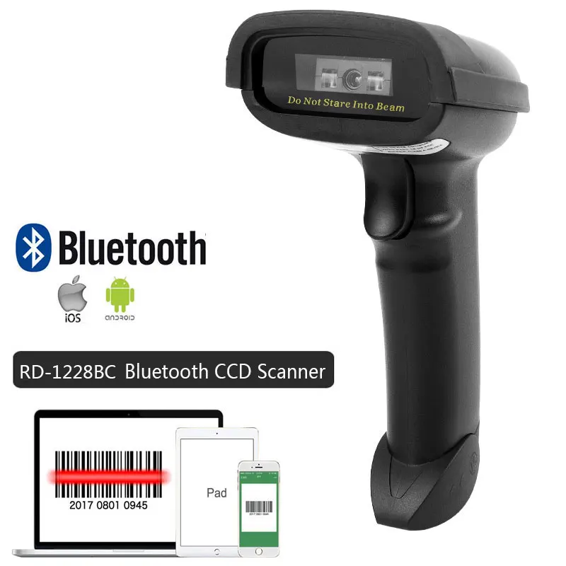 RD 1228BL Bluetooth QR 2D сканер штрих кодов и 1228BC 1D ПЗС 1698LY лазерный RADALL|Сканеры| |
