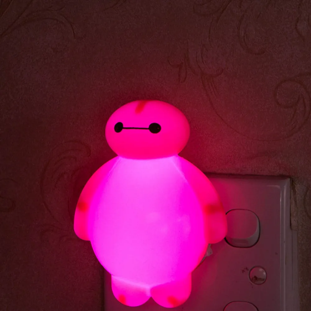 Новинка ночник большой герой Baymax 5 Вт Luminaria белый зеленый красный желтый лава