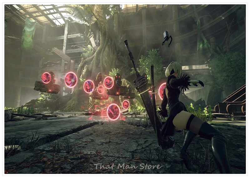 NieRAutomata плакат ясное изображение наклейки на стену украшение дома хорошее