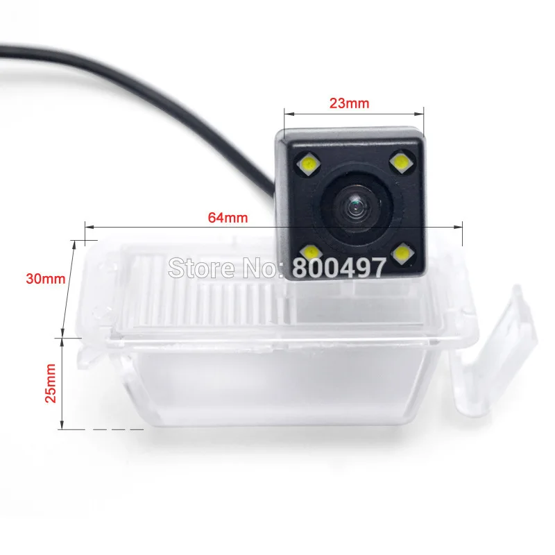 CCD HD камера заднего вида парковочная Камера Водонепроницаемый IP67 Ночное видение