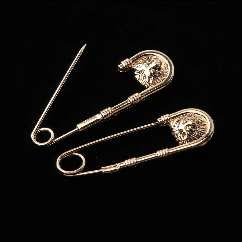 Mdiger модная трендовая металлическая Львиная головка на булавке брошь для мужчин