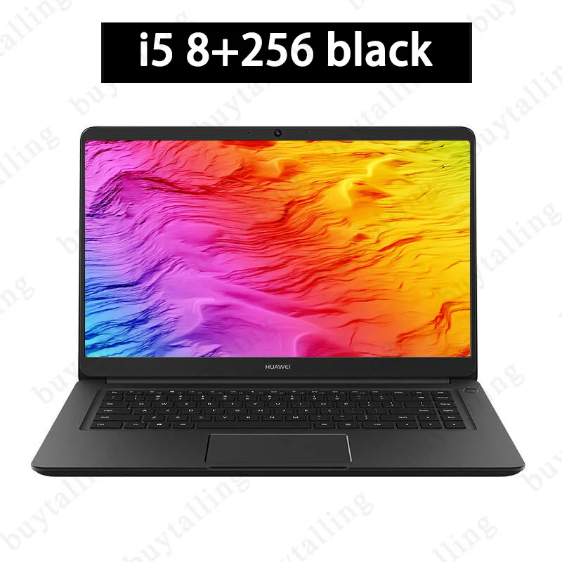 15,6 дюймовый ноутбук huawei MateBook D i5-8250U/i7-8550U 8 Гб DDR4 128 Гб SSD+ 1 ТБ SATA HDD Windows 10 FHD ips компьютер PC - Цвет: i5 8G 256G black