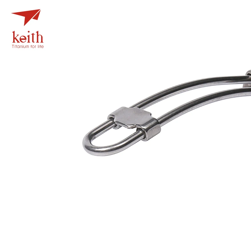 Складная ложка Keith Ti5302 Ti5305 удобный столовый стол из чистого титана для отдыха на