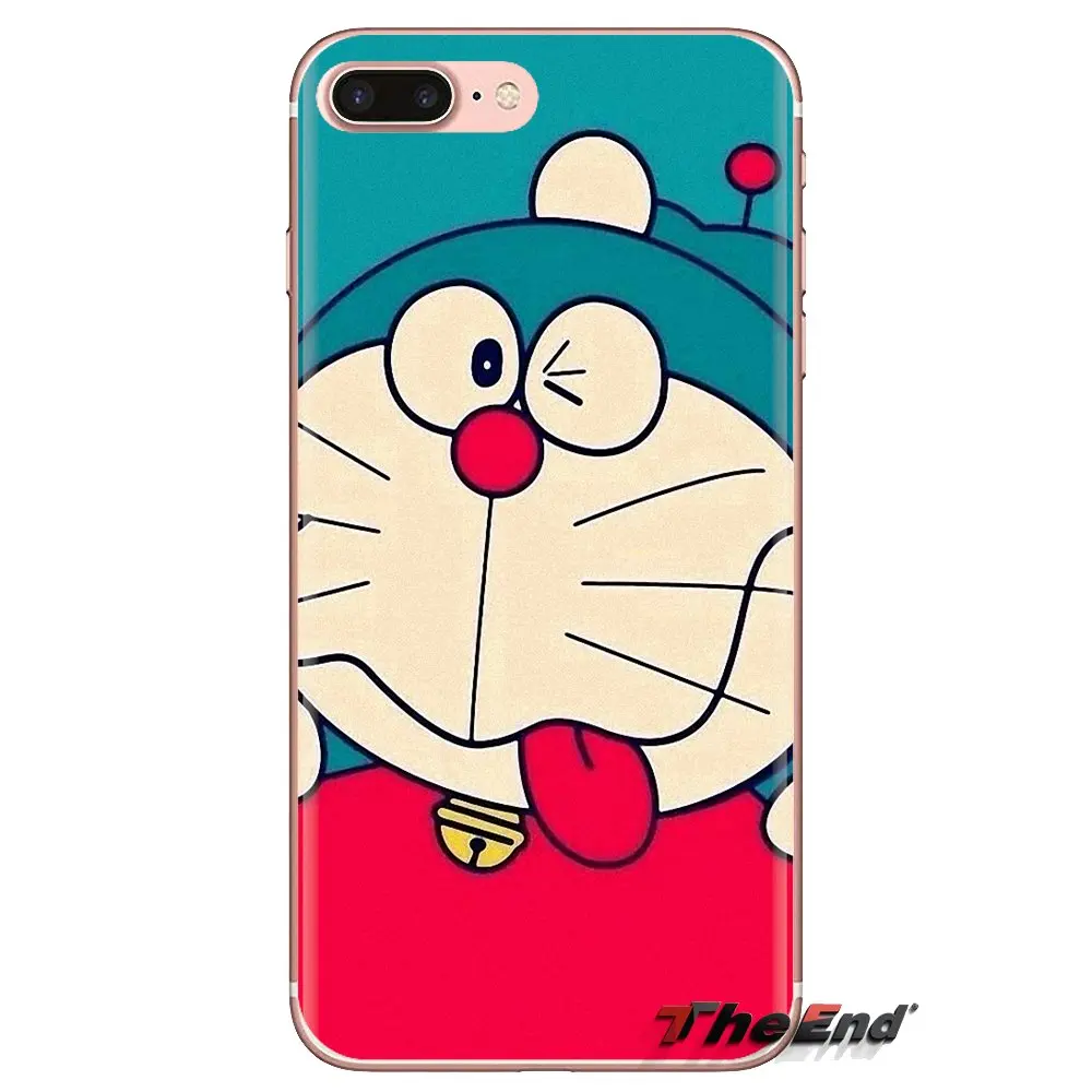 Прозрачные мягкие чехлы для Samsung Galaxy S3 S4 S5 Mini S6 S7 Edge S8 S9 S10 Plus Note 3 4 5 8 9 Doraemon |