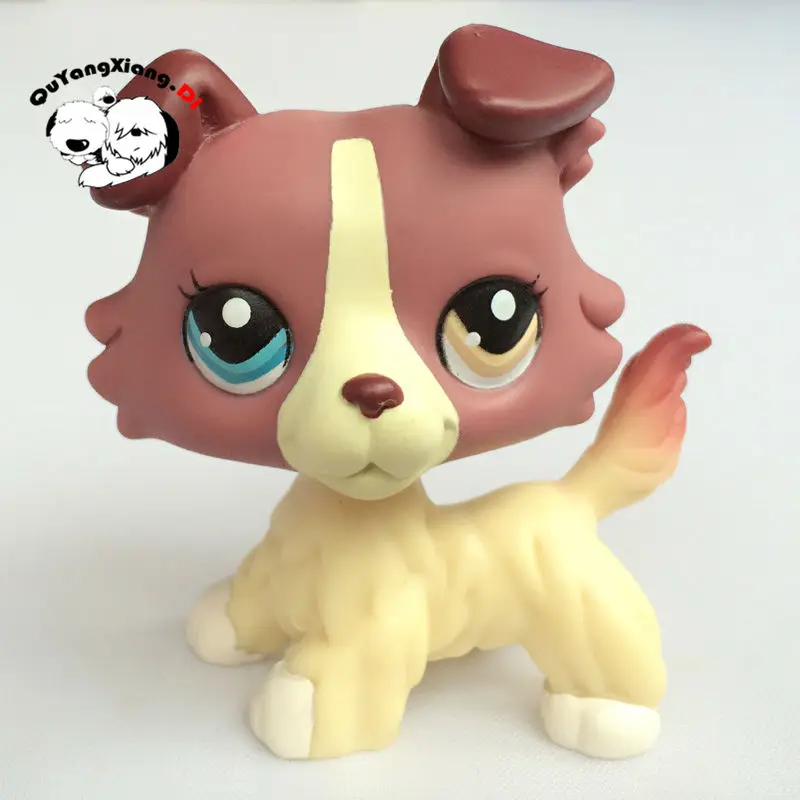 CWG013 Pet Shop животного желтовато-коричневый раза фигурку собаки милый щенок - купить
