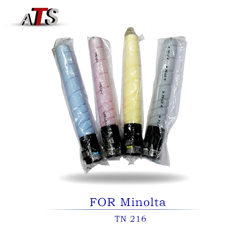 1 шт. BK524G CMY437G тонер картридж CMYK порошок для Konica Minolta TN216 Bizhub C220 C360 C280 совместимый