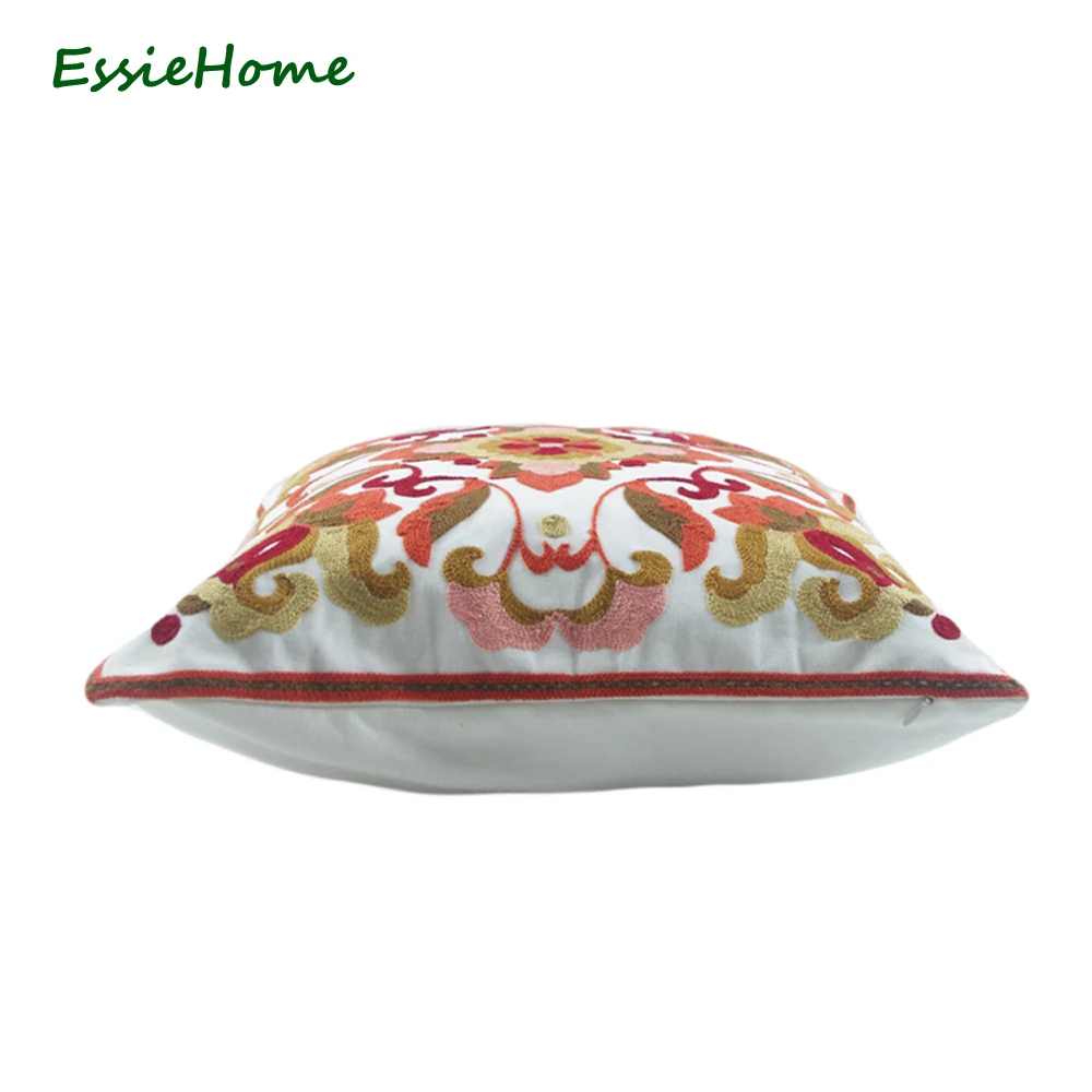 Красная подушка ESSIE HOME 18x18 дюймов чехол для подушки наволочка с вязаной вышивкой