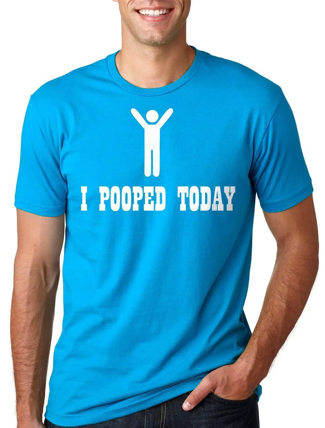 Мужская футболка 2019 для высоких и больших мужчин I Poop Today забавная рубашка мышц|men t