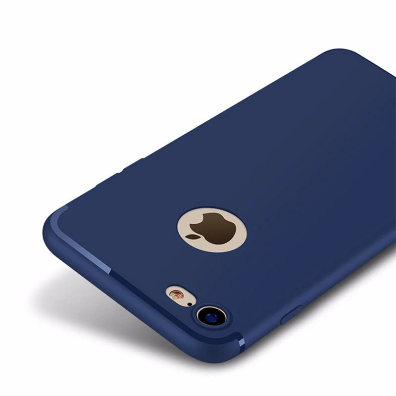 Новый роскошный Тонкий силиконовый чехол для iPhone 6 s 6S Plus X 5 5S SE черный мягкий