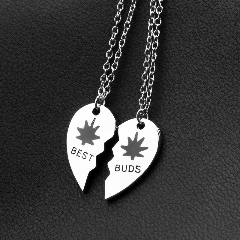 Ювелирные изделия Fooderwerk европейские и американские ювелирные Best buds Good Friend Leaf с