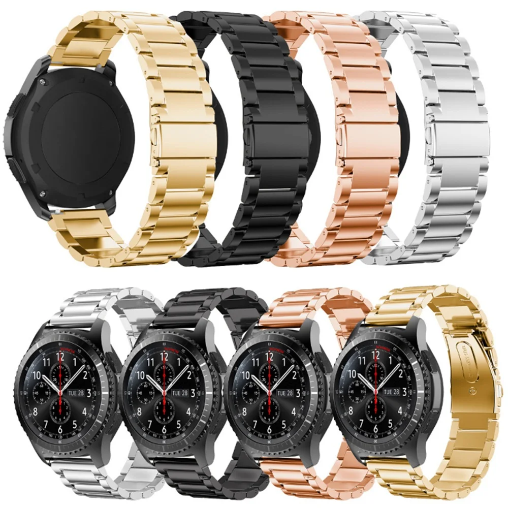Сменный Браслет для Huawei Watch GT металлический браслет из нержавеющей стали Samsung Galaxy