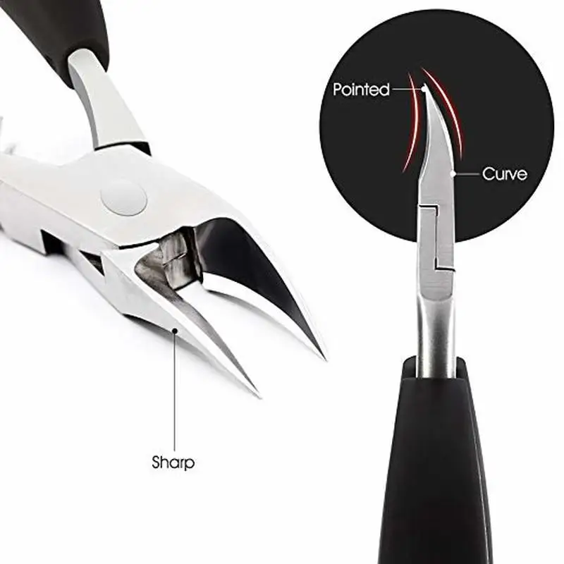 

Nail Cutter Manicure Set Nail Clipper Kit Utility Pedicure Scissors Nail Cuticle Pusher Nail File Thick or Ingrown Toenail