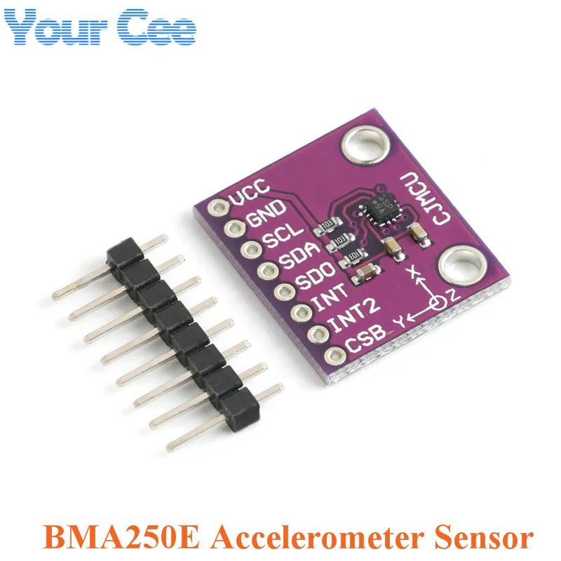 BMA250E, трехосевая фотография, фотосессия, 3 оси, низкий-g, трехосевая плата MEMS, интерфейс SPI IIC, 3,3 В