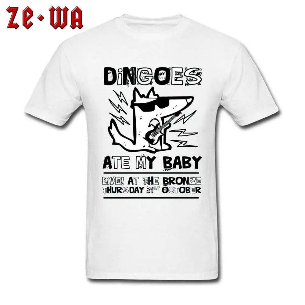Футболка в стиле хип-хоп Мужская забавная футболка Dingoes Ate My Baby панк-рок