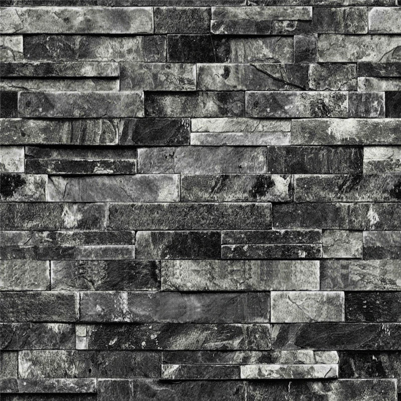 wellyu Imitation brick pattern rock tv background wall paper culture Chinese style retro shop decoration wallpapers | Обустройство