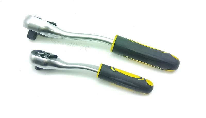 Новый 1 шт. 1/4 &quot3/8&quot Cr V Трещоточный ключ с высоким крутящим моментом для головки