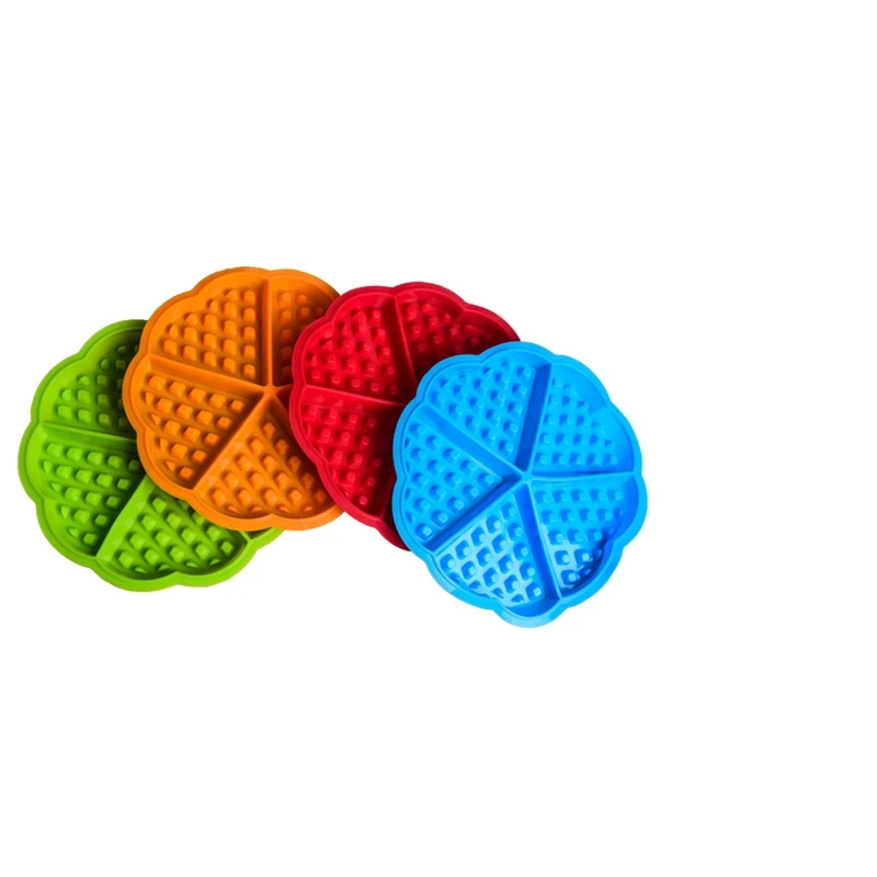3D Silicone Mold DIY Waffel Cake Muffins Heart Shaped Design Muffin Handmade Baking Tool High Quality Kitchen Accessories | Дом и сад