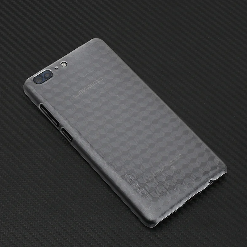 Ocube leagoo T5 задняя крышка чехол прозрачный защитный плотная в формате cmyb для 5,5 дюйма leagoo T5 смарт-чехол для мобильного телефона - Цвет: Прозрачный