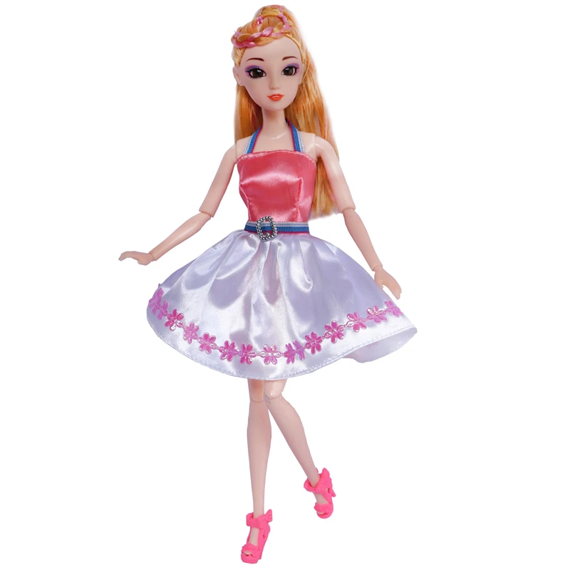 Новинка 4 предмета сказочное платье принцессы Одежда для кукол ручной работы