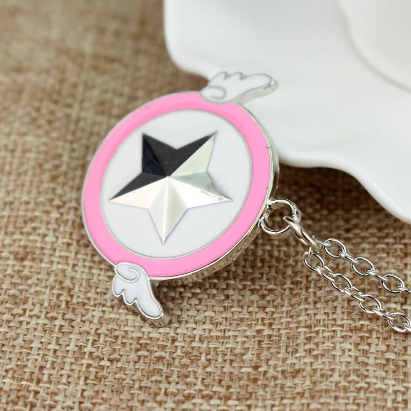 Sailor Moon Metal Necklaces &amp Pendants Anime Cartoon Sweet JEWELRY Star Angel Enamel Necklace Cosplay Accessory | Украшения и