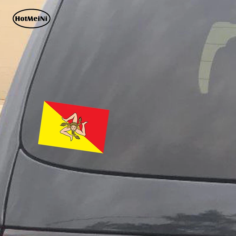 HotMeiNi автомобильный Стайлинг Sicilia Sicily флаг Автомобильная наклейка Италия ноутбук