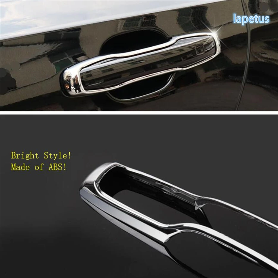 

Lapetus Side Car Door Pull Doorknob Handle Decorative Frame Cover Cap Trim 4 Pcs / Set Fit For Volvo XC60 2018 - 2021 / ABS