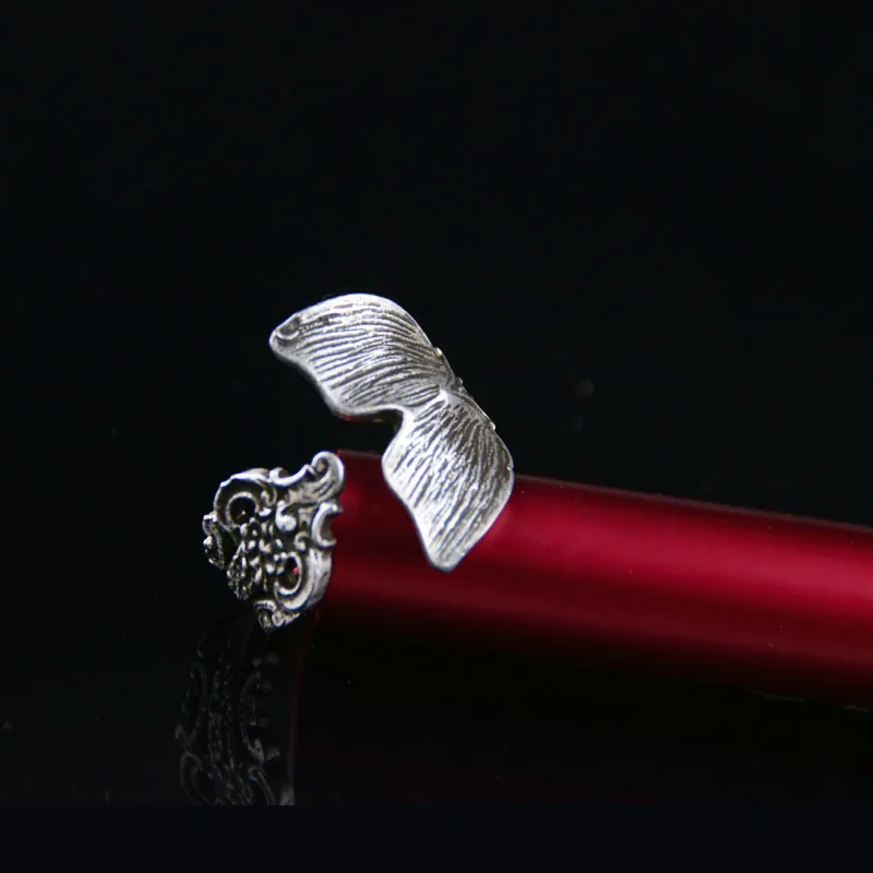 Серебряное кольцо Русалочки 1 шт. шарнирное с ложкой и рыбьим хвостом для женщин