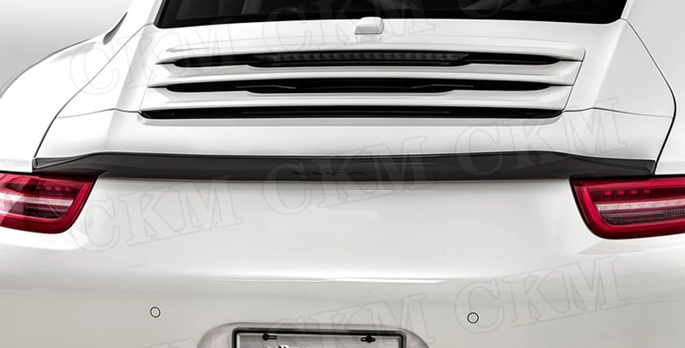 Углеродного волокна задний спойлер загрузки губы крыло для Porsche Carrera 911 991 2012 2013 VRS 911 V-RT Стиль FRP