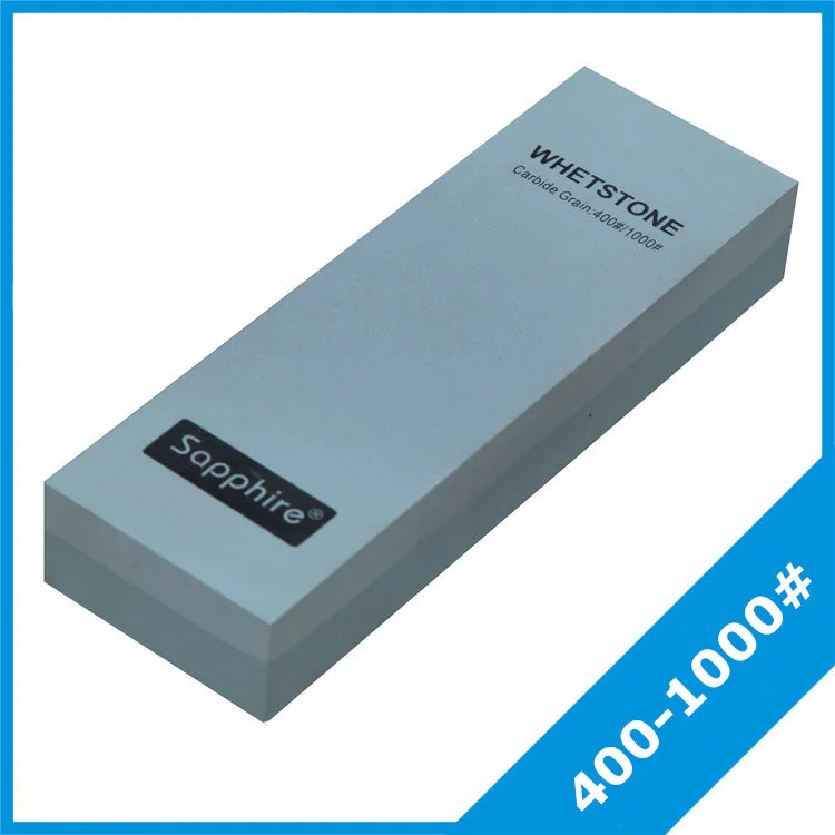 

BNBS New Sapphire 400/1000# Double Face thickness grinding Green Carbon Sharpeners Stone household kitchen knife Woodworking