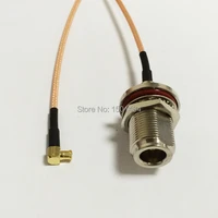 new n female bulkhead nut switch mcx male plug right angle pigtail cable rg316 wholesale 15cm 6 for wireless card