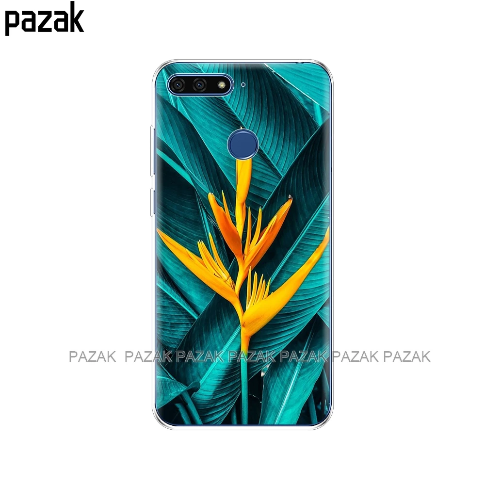 61367 Силиконовый чехол для huawei honor 7C, 5,7 дюймов, чехол мягкий, симпатичный, из ТПУ, защитный чехол для телефона huawei honor 7c Aum-L41 - Цвет: 61367