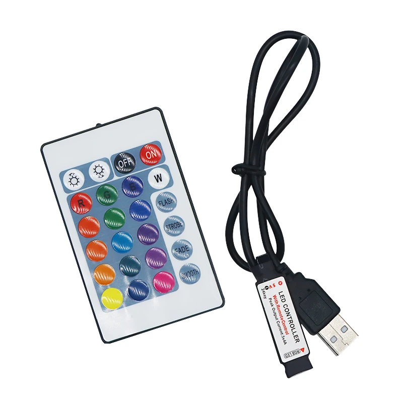 SZYOUMY 24 44 клавиша USB RGB светодиодный контроллер 5 в ИК-пульт диммер интерфейс 4 Pin