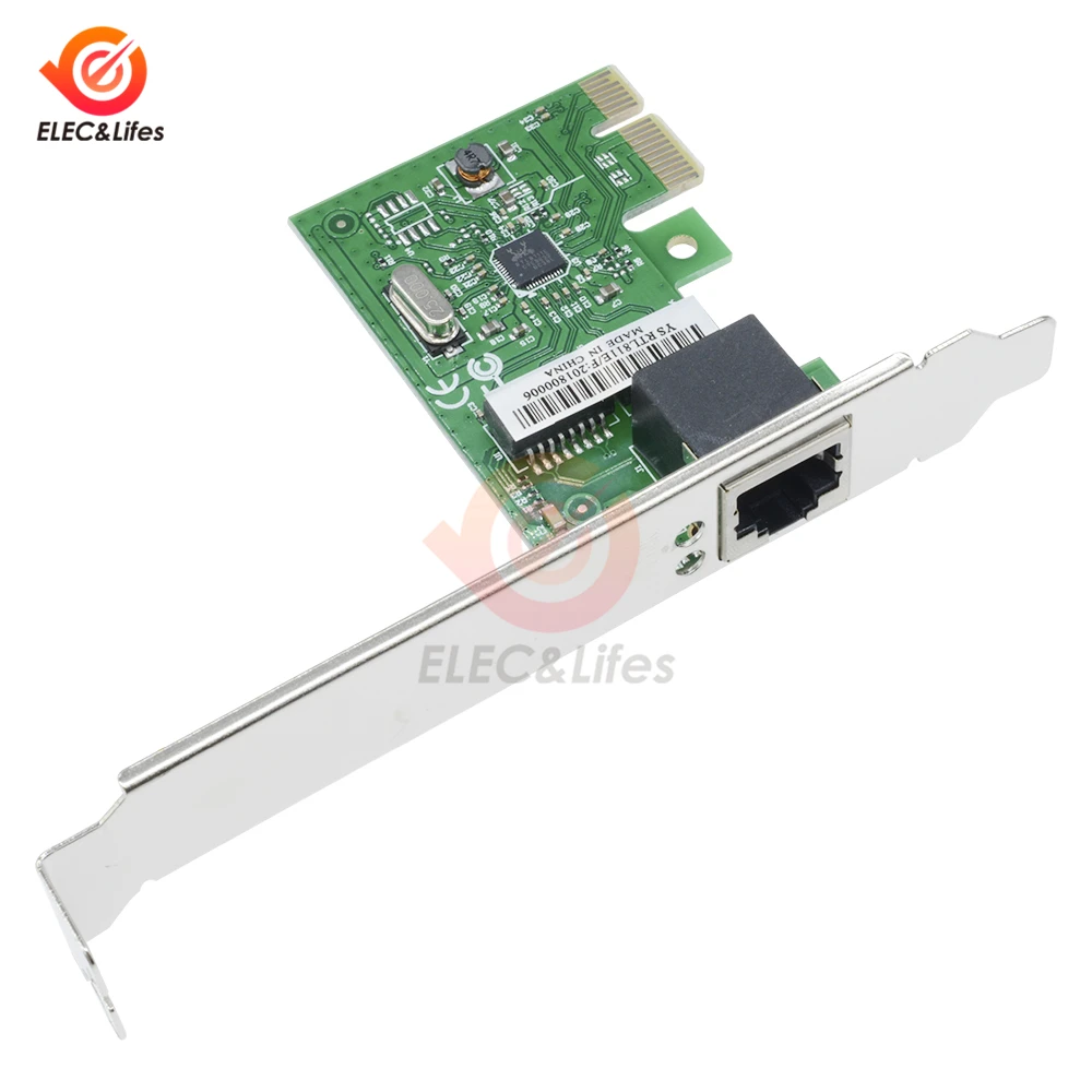 1000 Gigabit Ethernet сетевой контроллер PCI Express PCI-E сетевая карта 10/100/1000 Мбит/с RJ45 Lan адаптер конвертер для ПК Destop