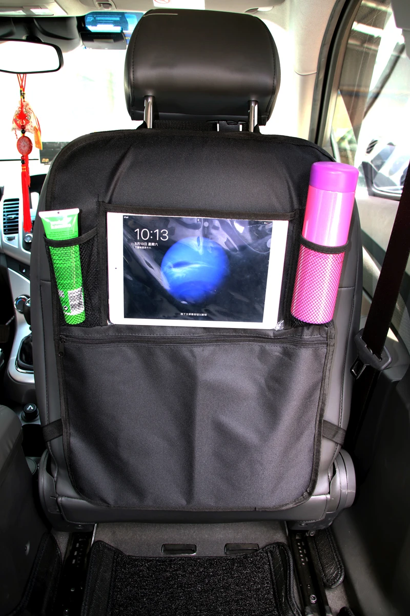

New Car Oxford Cloth Seat Back Storage Bag Drink Phone Organizer Nets Car Style Durable Car Accessories Interior Mass Supplies