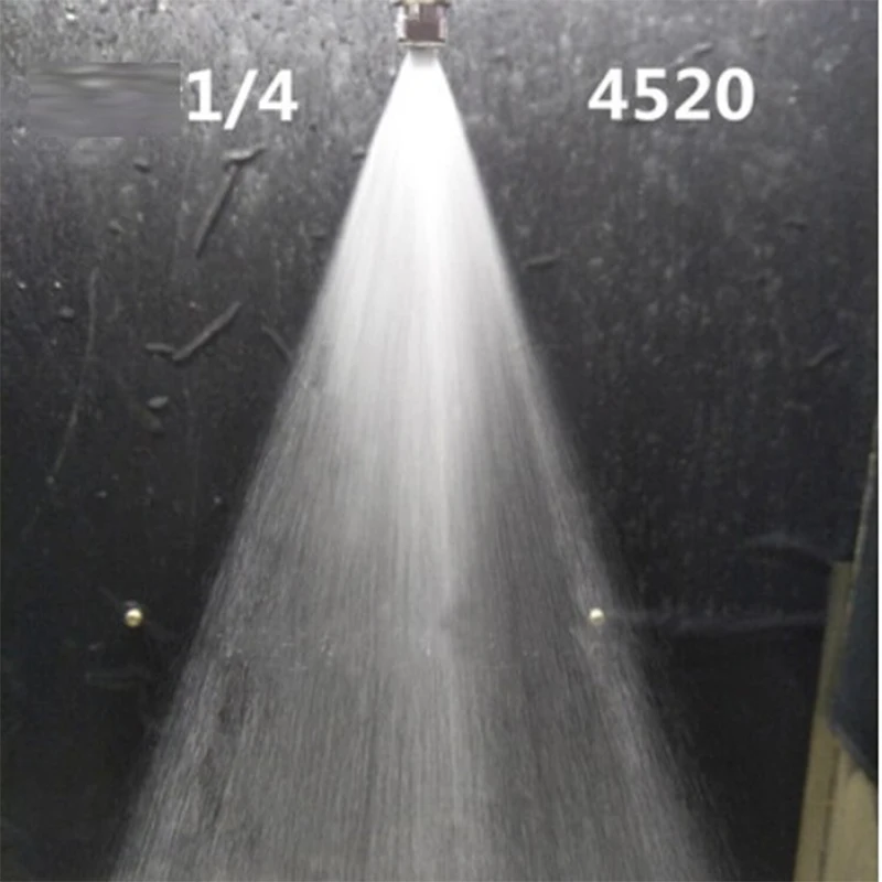 1/4"Flat Fan Vee Jet Water Spray Nozzle HVV V Jet Cooling Nozzle Industrial Flat Fan Jet Spray Nozzle