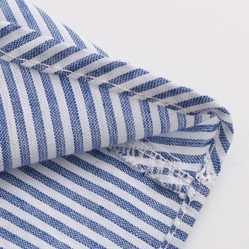 Heydress элегантный с цветочной вышивкой Полосатый блузки v образным вырезом