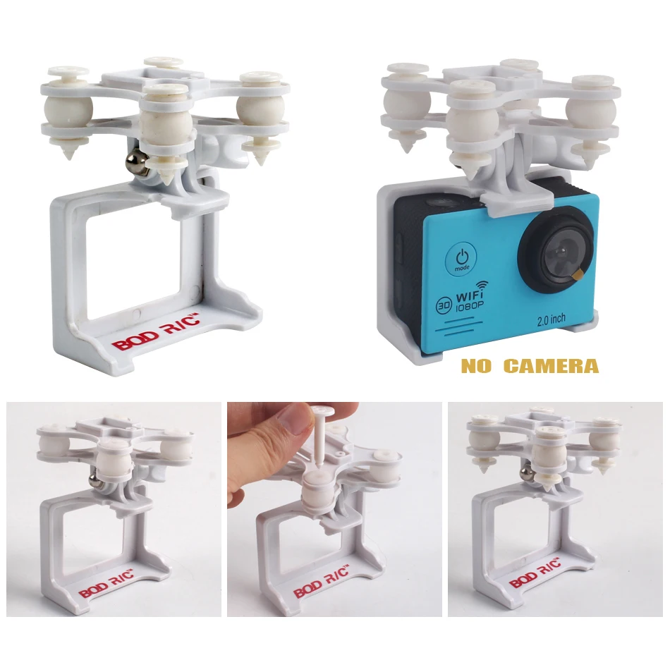 MJX B2W B2C RC Модернизированный Дрон пропеллер шасси Экшн камера Gimbal Mount Holder Bugs 2 Quadcopter