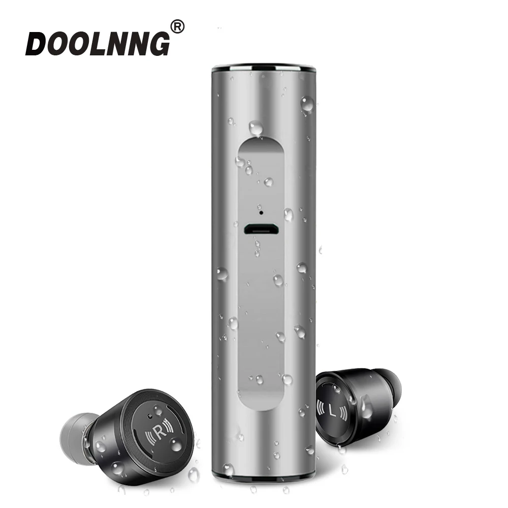 DOOLNNG S5 Bluetooth 5 0 TWS наушники мини невидимые стерео с микрофоном Беспроводные