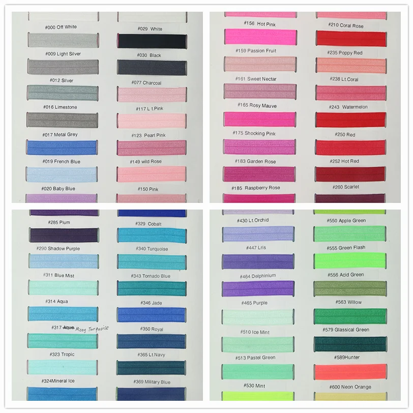 

DHK 91 colors options 5/8'' Free shipping Fold O Elastic FOE solid headband headwear hair band diy decoration wholesale OEM S589