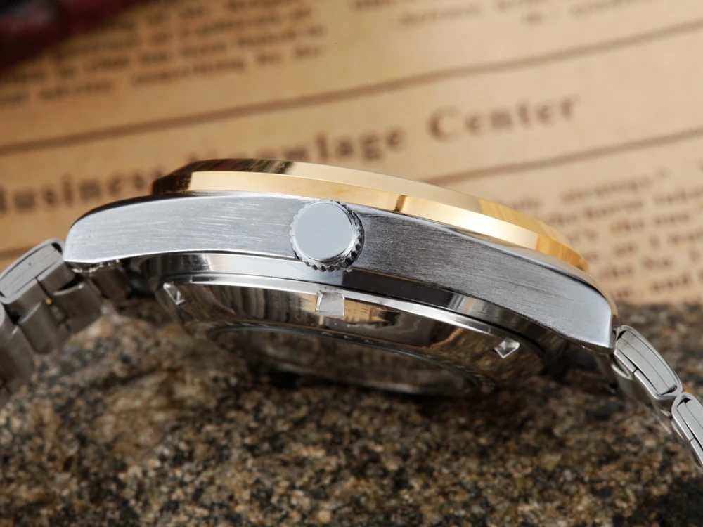 Роскошные Брендовые мужские механические часы OUYAWEI с автоподзаводом полностью