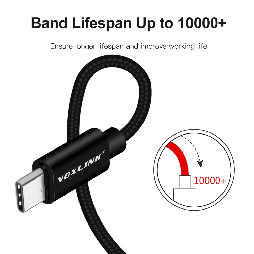Кабель Micro USB VOXLINK 5 шт. в упаковке В 2 4 А usb кабель для зарядки мобильного телефона