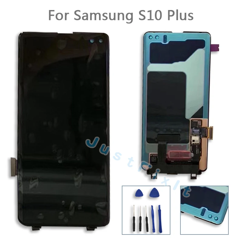 Super AMOLED для Samsung Galaxy S10 2019 G9750 ЖК дисплей сенсорный экран дигитайзер Plus +